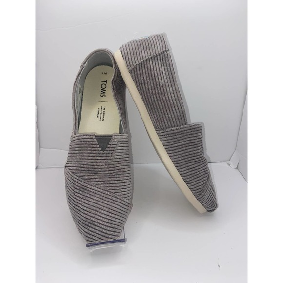 TOMS Women's Seasonal Classic Alpargata GrayShoes Size 7 - Picture 4 of 9